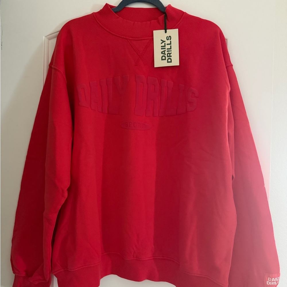 Daily Drills Oversized Vintage Sport Crew